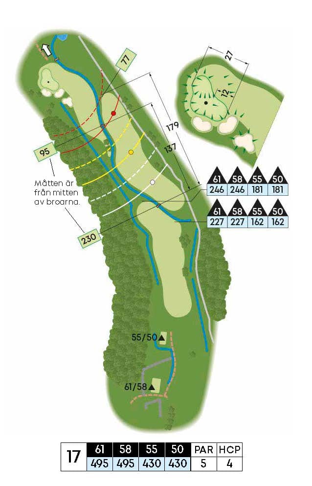 Gamla banan Öijared Golfklubb karta